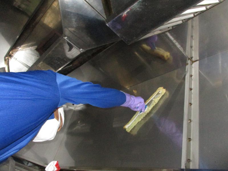 スーパーマーケット フードダクト清掃